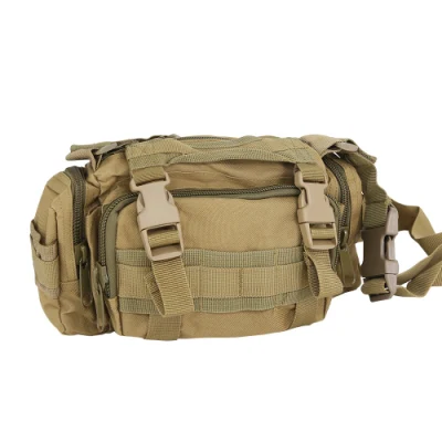 Doble caja fuerte 600d poliéster Running Sport Fanny Pack hombres militar Waiat Bag